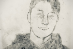 Zeichen-Porträt-Projekt, Klasse 6